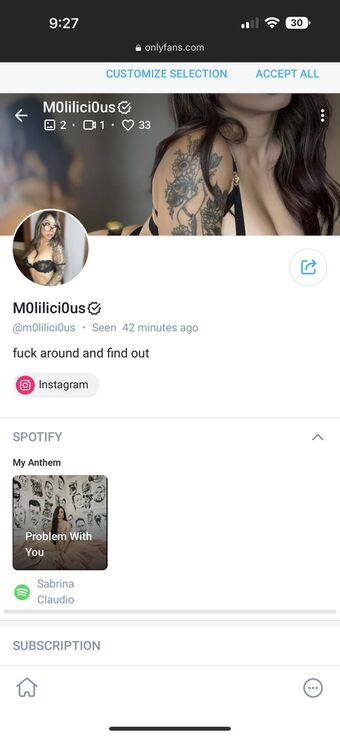 MOliliciOus Çıplak Sızıntıları OnlyFans Fotoğraf 2