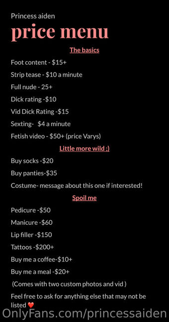 princessaiden Çıplak Sızıntıları OnlyFans Fotoğraf 1